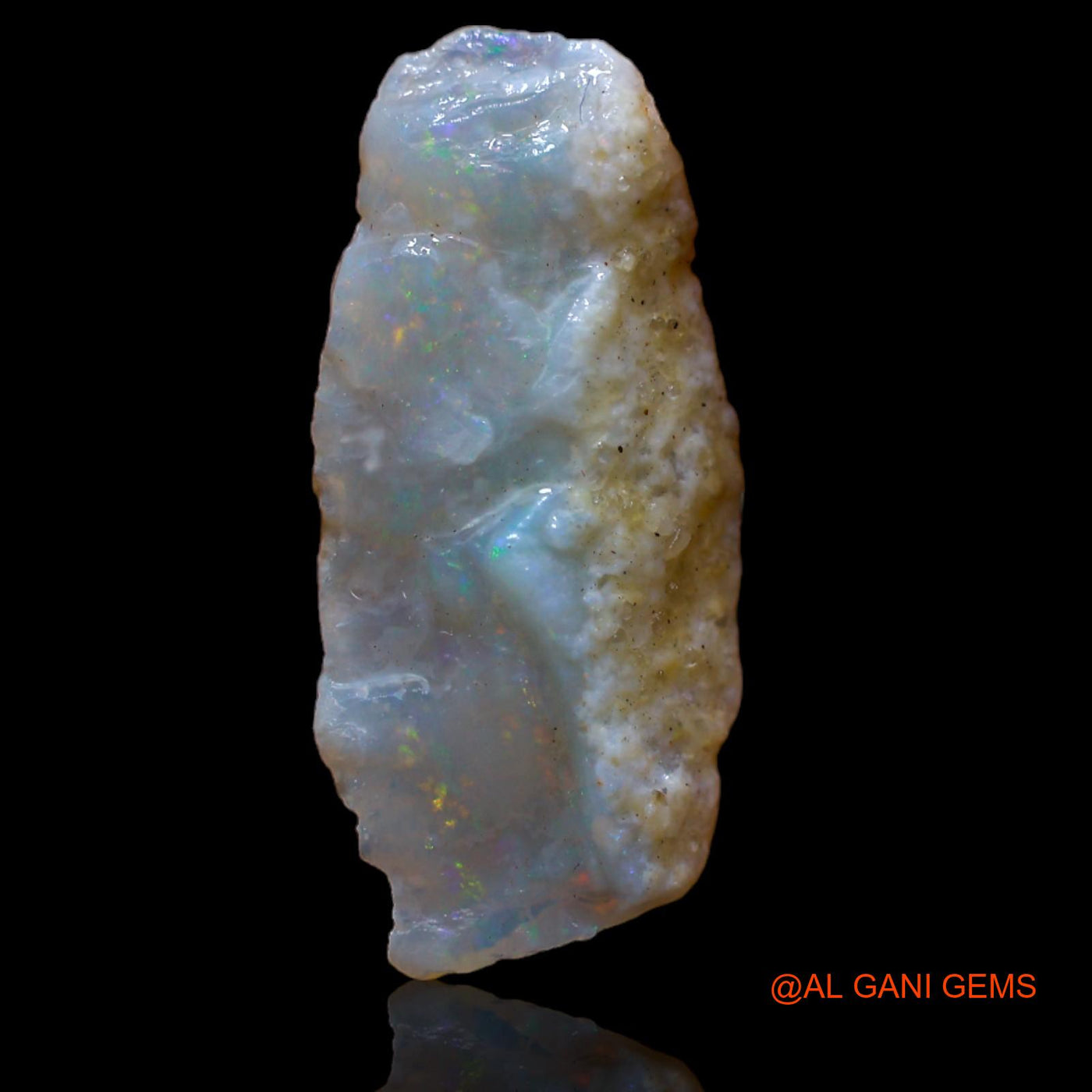 3.30 Cts Natural Australian Fire Opal Loose Gemstone Fancy Rough 19x9x4 mm RB-161