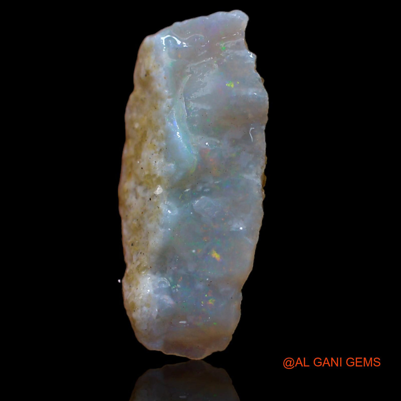 3.30 Cts Natural Australian Fire Opal Loose Gemstone Fancy Rough 19x9x4 mm RB-161