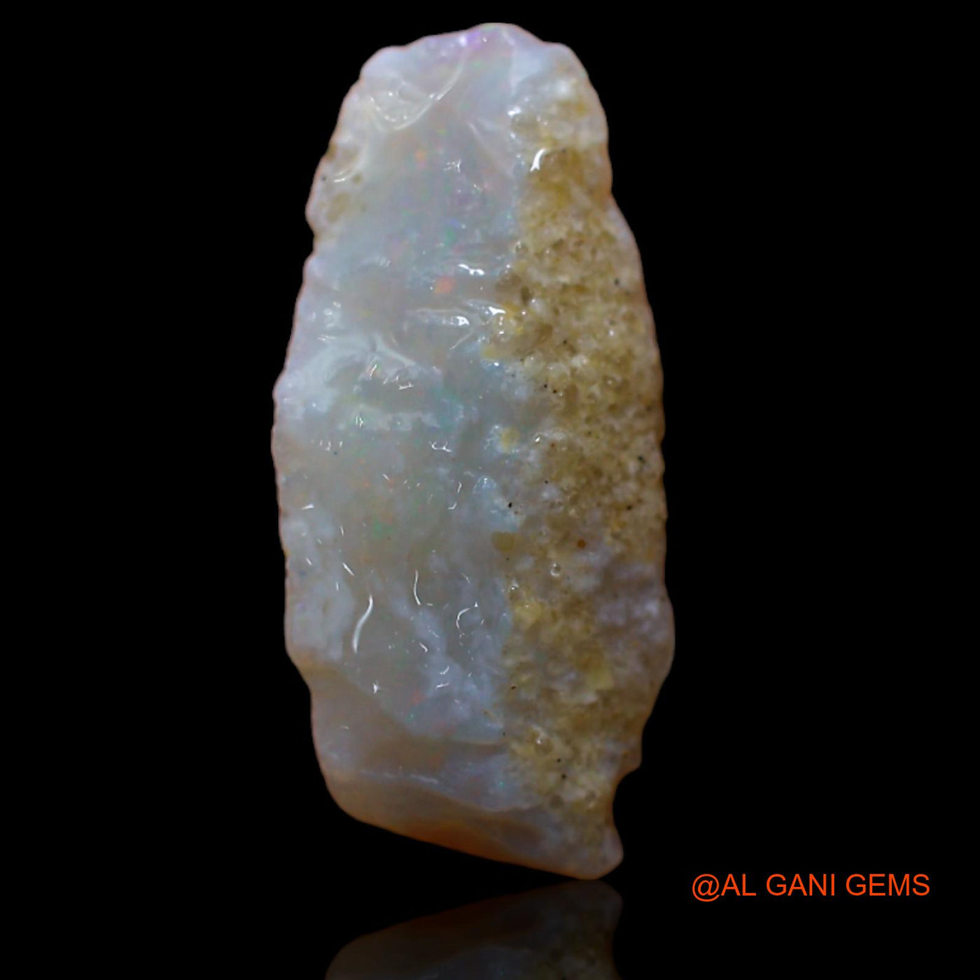 3.30 Cts Natural Australian Fire Opal Loose Gemstone Fancy Rough 19x9x4 mm RB-161