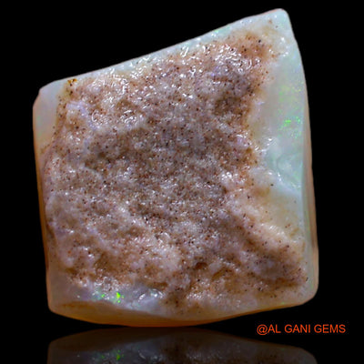 Natural Untreated Fire Opal Loose Gemstone Fancy Rough From Australia 6.70 Cts 14x13x5 mm RB-162