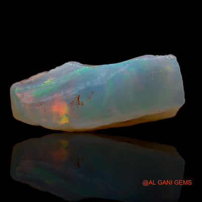 Natural Untreated Fire Opal Loose Gemstone Fancy Rough From Australia 6.70 Cts 14x13x5 mm RB-162