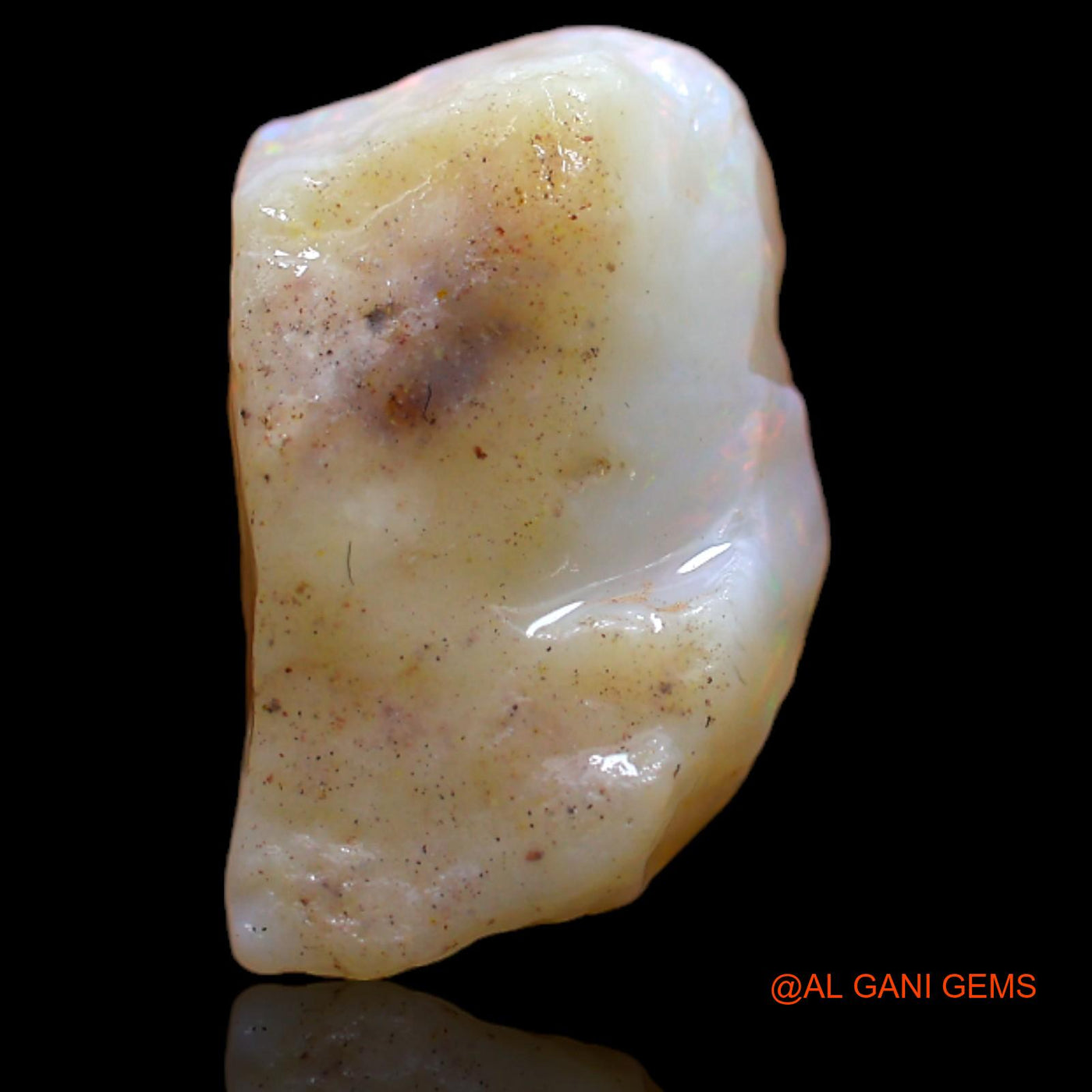 6.00 Cts Unheated Australian Fire Opal Loose Gemstone Fancy Rough Natural 15x10x6 mm RB-163