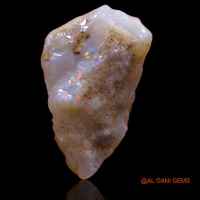 Natural Untreated Fire Opal Loose Gemstone Fancy Rough From Australia 4.00 Cts 19x11x4 mm RB-171