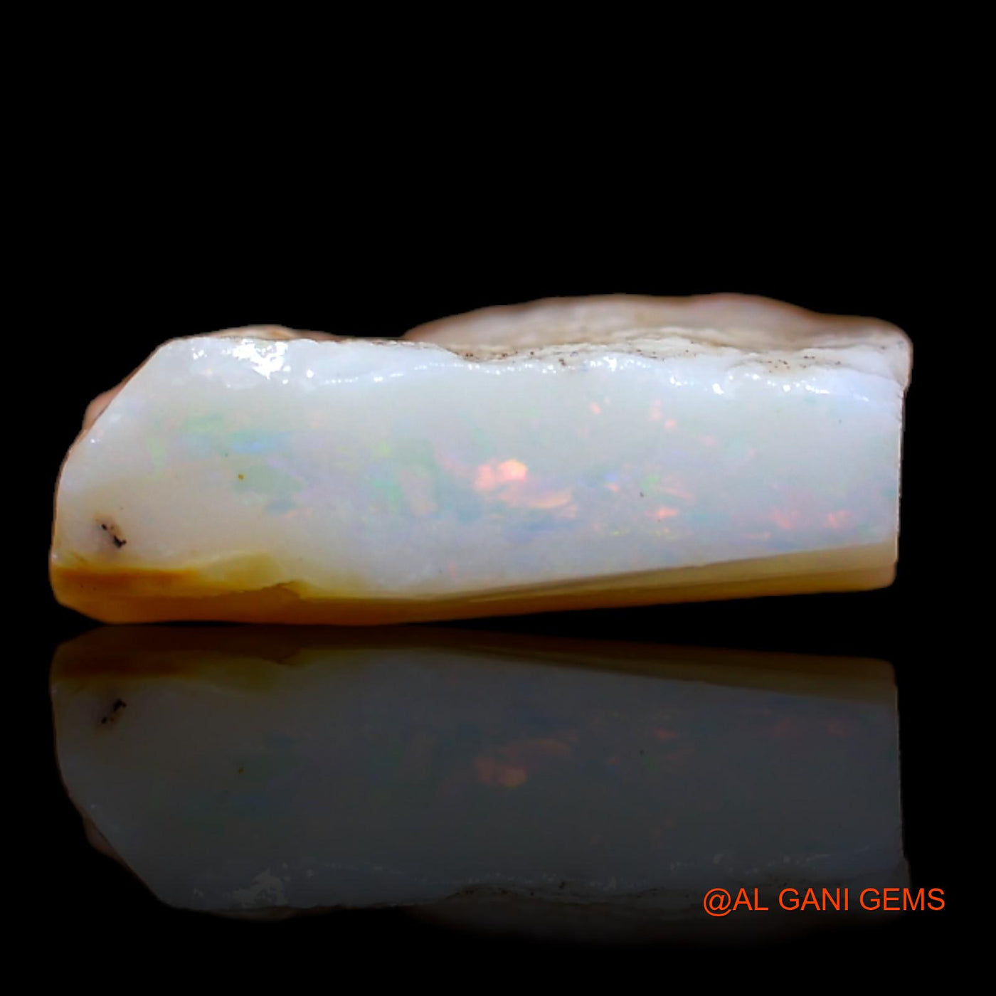 6.50 Cts Natural Australian Fire Opal Loose Gemstone Fancy Rough 15x10x5 mm RB-173