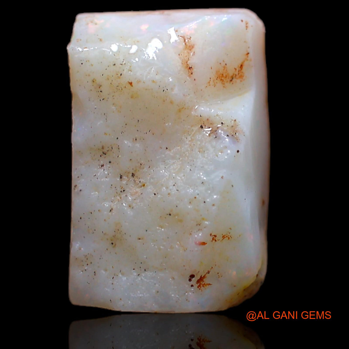 6.50 Cts Natural Australian Fire Opal Loose Gemstone Fancy Rough 15x10x5 mm RB-173