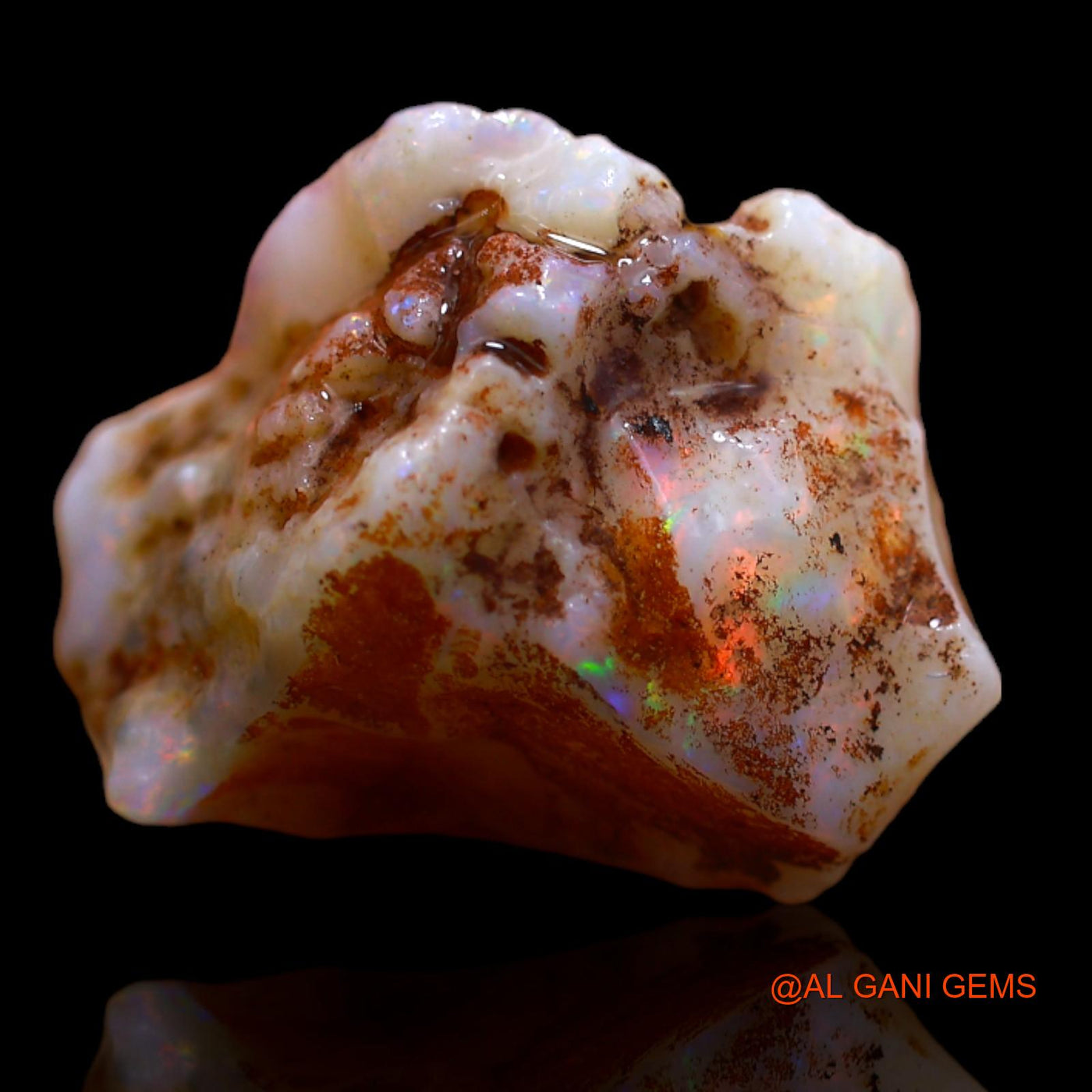 11.00 Cts Natural Australian Fire Opal Fancy Rough Loose Gemstone For Jewelry 18x15x11 mm RB-176