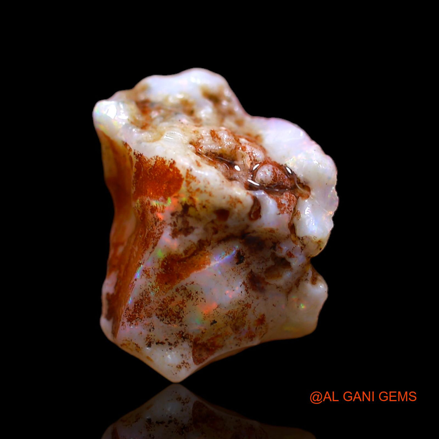11.00 Cts Natural Australian Fire Opal Fancy Rough Loose Gemstone For Jewelry 18x15x11 mm RB-176