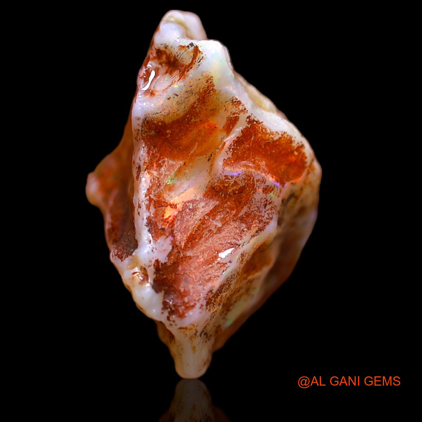 11.00 Cts Natural Australian Fire Opal Fancy Rough Loose Gemstone For Jewelry 18x15x11 mm RB-176