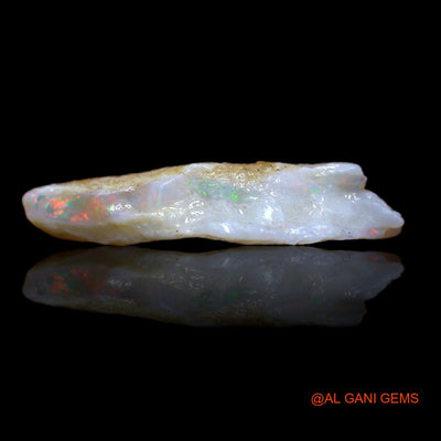 Natural Untreated Fire Opal Loose Gemstone Fancy Rough From Australia 4.10 Cts 22x9x4 mm RB-177