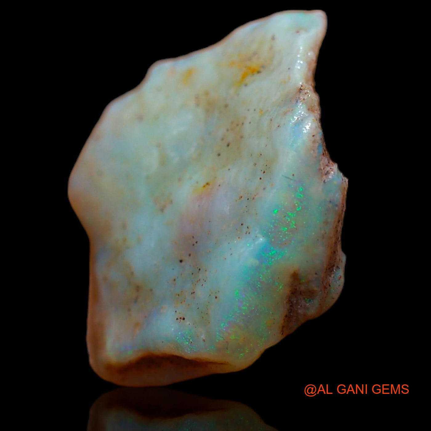 6.30 Cts Natural Australian Fire Opal Loose Gemstone Fancy Rough 17x15x5 mm RB-178