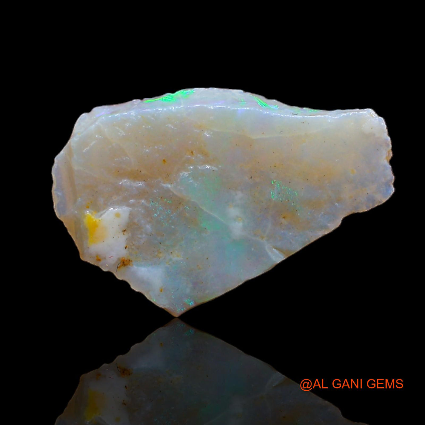 3.80 Cts Unheated Australian Fire Opal Loose Gemstone Fancy Rough Natural 20x13x3 mm RB-179