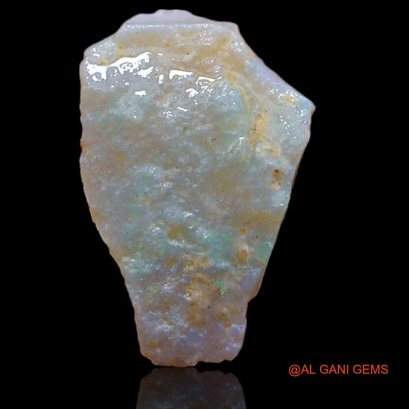 3.80 Cts Unheated Australian Fire Opal Loose Gemstone Fancy Rough Natural 20x13x3 mm RB-179