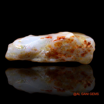Natural Untreated Fire Opal Loose Gemstone Fancy Rough From Australia 7.80 Cts 19x12x6 mm RB-185