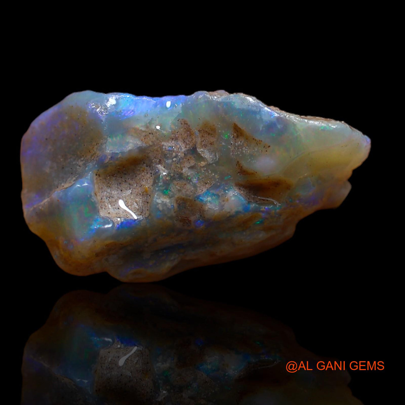 11.30 Cts Natural Australian Fire Opal Loose Gemstone Fancy Rough 21x11x9 mm RB-186