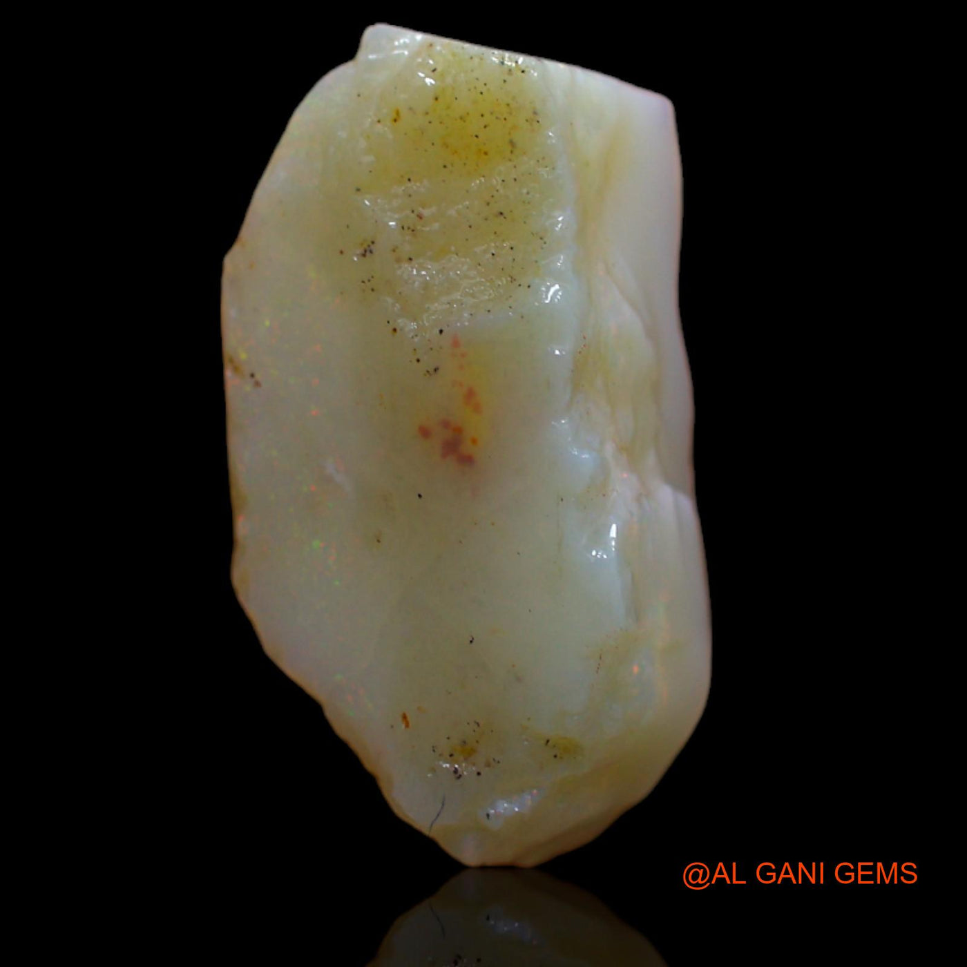 12.50 Cts Natural Australian Fire Opal Loose Gemstone Fancy Rough 20x11x8 mm RB-187
