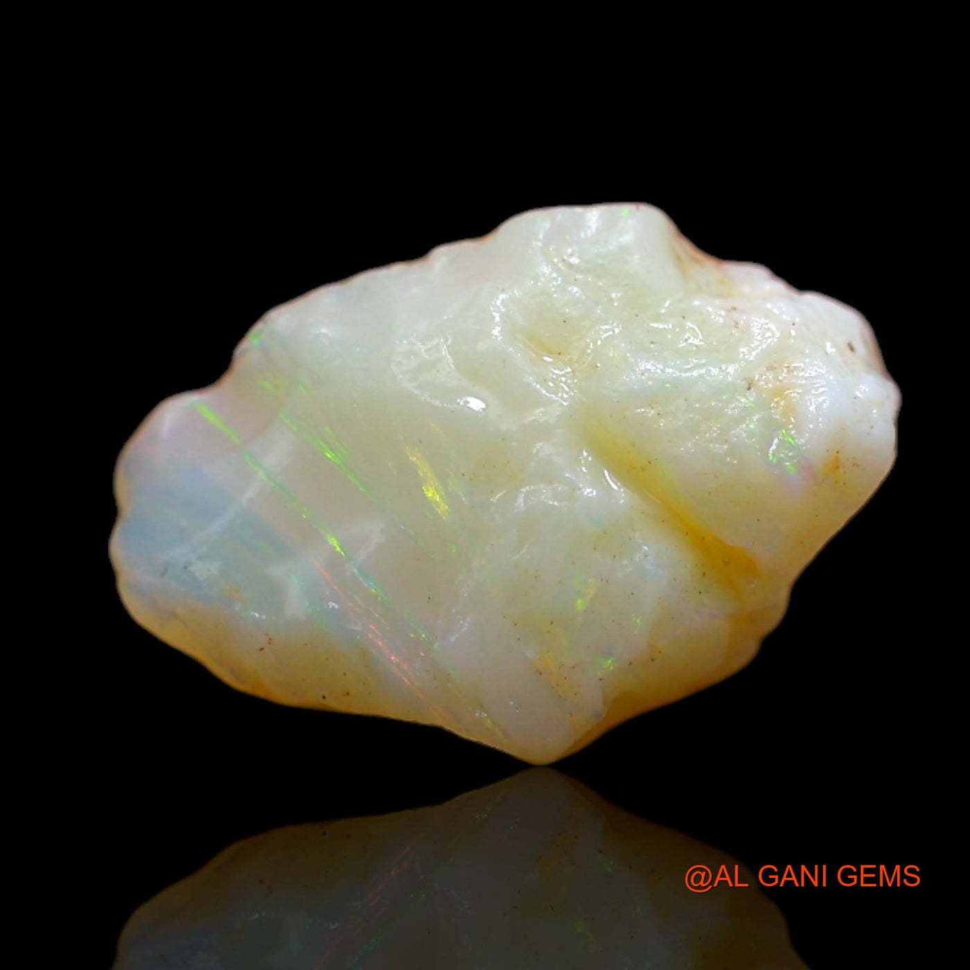 Natural Untreated Fire Opal Loose Gemstone Fancy Rough From Australia 4.40 Cts 15x10x7 mm RB-18