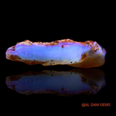 Natural Fire Opal Gemstone 7.10 Cts Loose Fancy Rough From Australia 20x11x5 mm RB-190