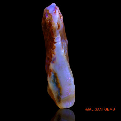 Natural Fire Opal Gemstone 7.10 Cts Loose Fancy Rough From Australia 20x11x5 mm RB-190