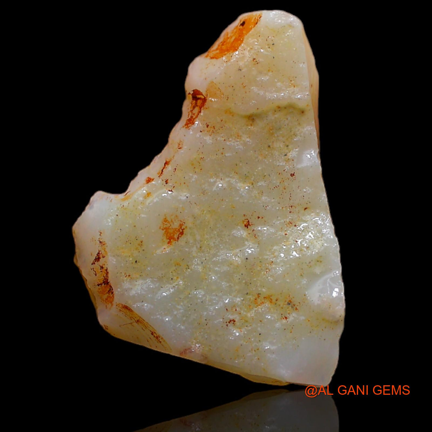 7.00 Cts Natural Australian Fire Opal Loose Gemstone Fancy Rough 20x14x5 mm RB-191