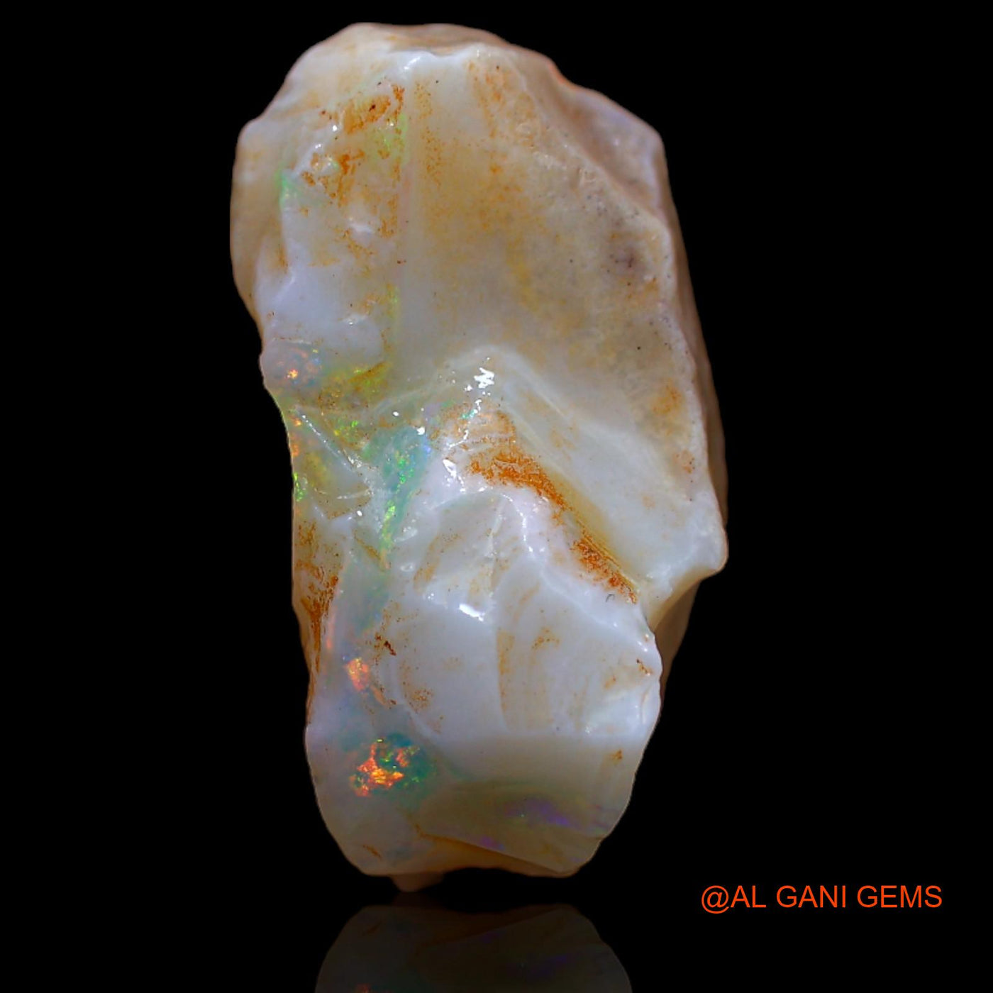 13.50 Cts Natural Australian Fire Opal Loose Gemstone Fancy Rough 21x12x10 mm RB-192