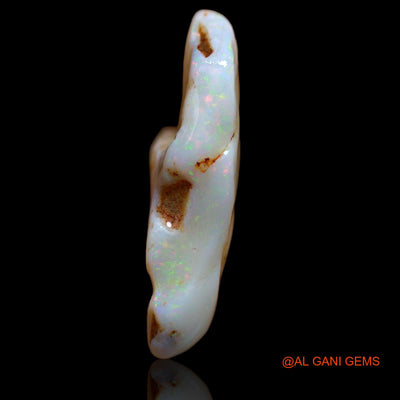Natural Untreated Fire Opal Loose Gemstone Fancy Rough From Australia 8.00 Cts 19x19x5 mm RB-195