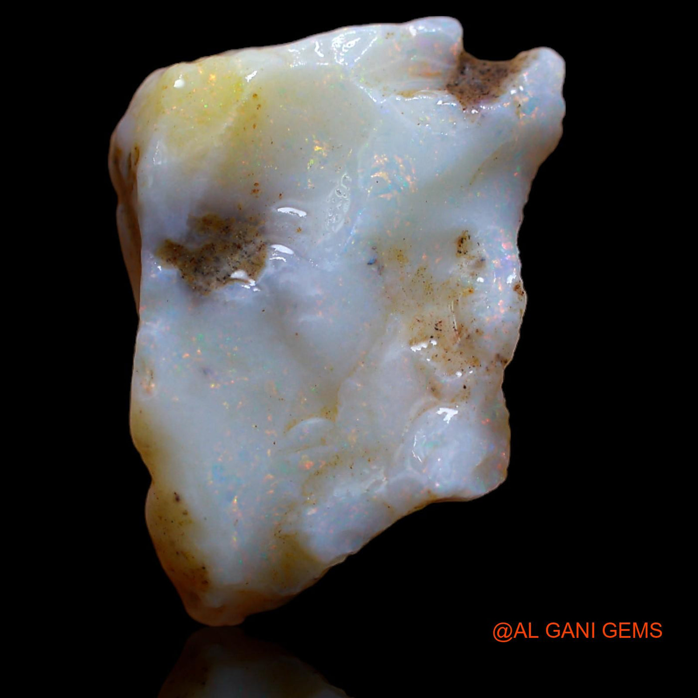 12.70 Cts Unheated Australian Fire Opal Loose Gemstone Fancy Rough Natural 20x16x9 mm RB-197