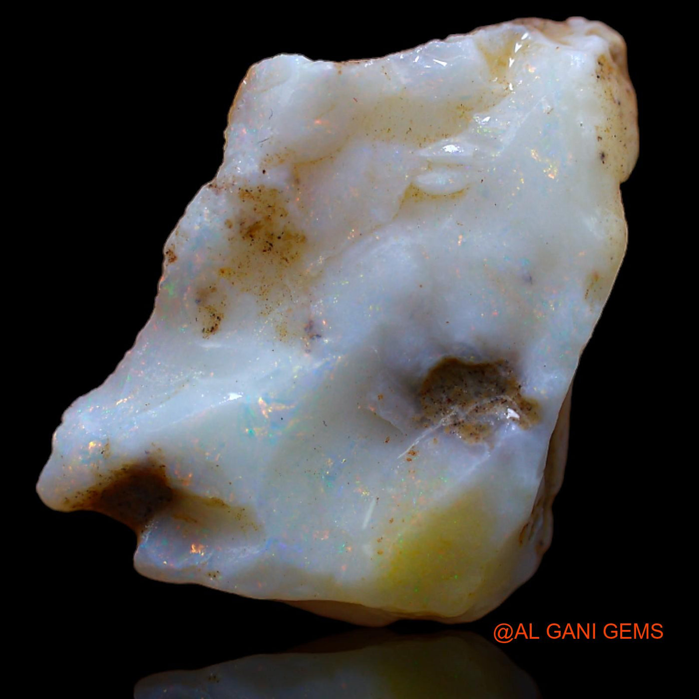 12.70 Cts Unheated Australian Fire Opal Loose Gemstone Fancy Rough Natural 20x16x9 mm RB-197