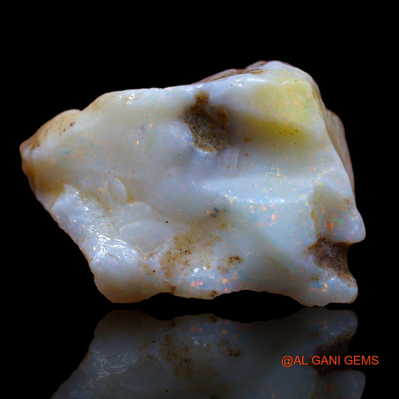 12.70 Cts Unheated Australian Fire Opal Loose Gemstone Fancy Rough Natural 20x16x9 mm RB-197
