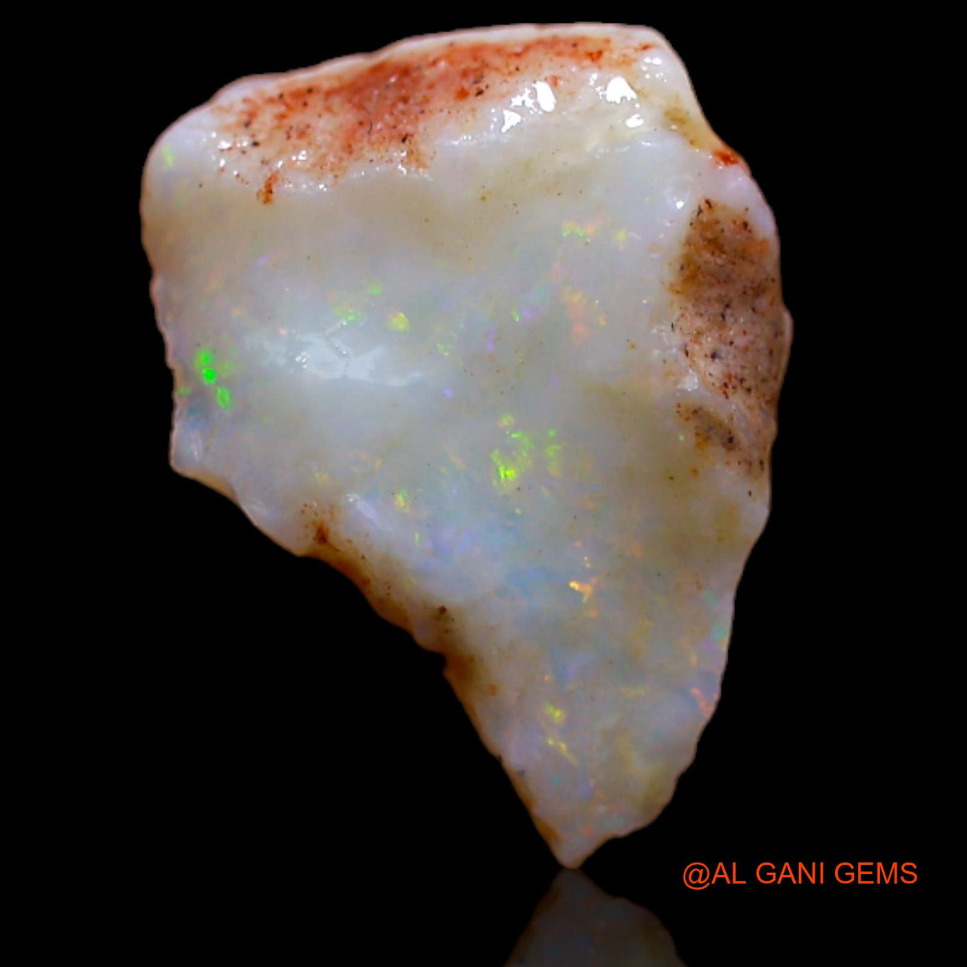 2.10 Cts Natural Australian Fire Opal Fancy Rough Loose Gemstone For Jewelry 14x10x3 mm RB-1