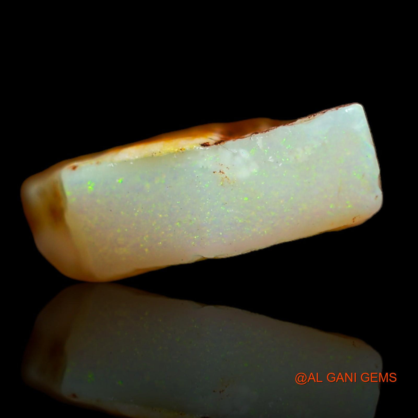 5.15 Cts Natural Australian Fire Opal Loose Gemstone Fancy Rough 12x11x4 mm RB-20