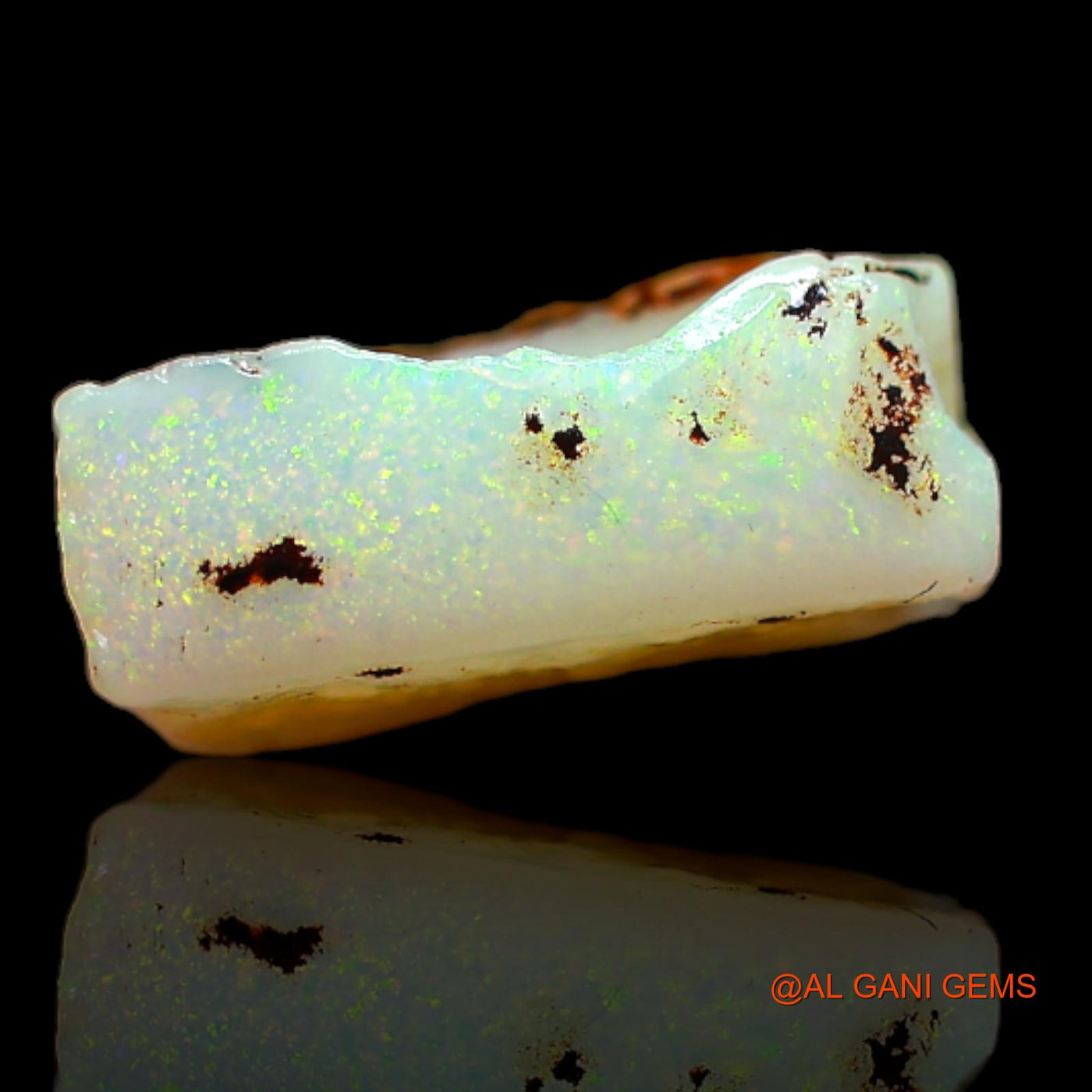 5.15 Cts Natural Australian Fire Opal Loose Gemstone Fancy Rough 12x11x4 mm RB-20