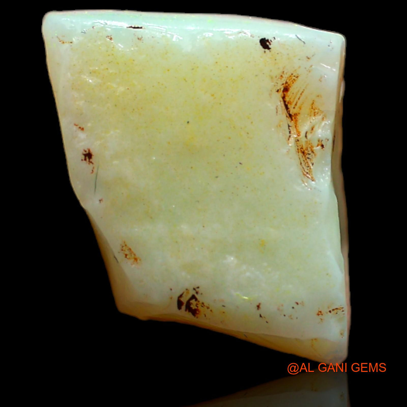 5.15 Cts Natural Australian Fire Opal Loose Gemstone Fancy Rough 12x11x4 mm RB-20