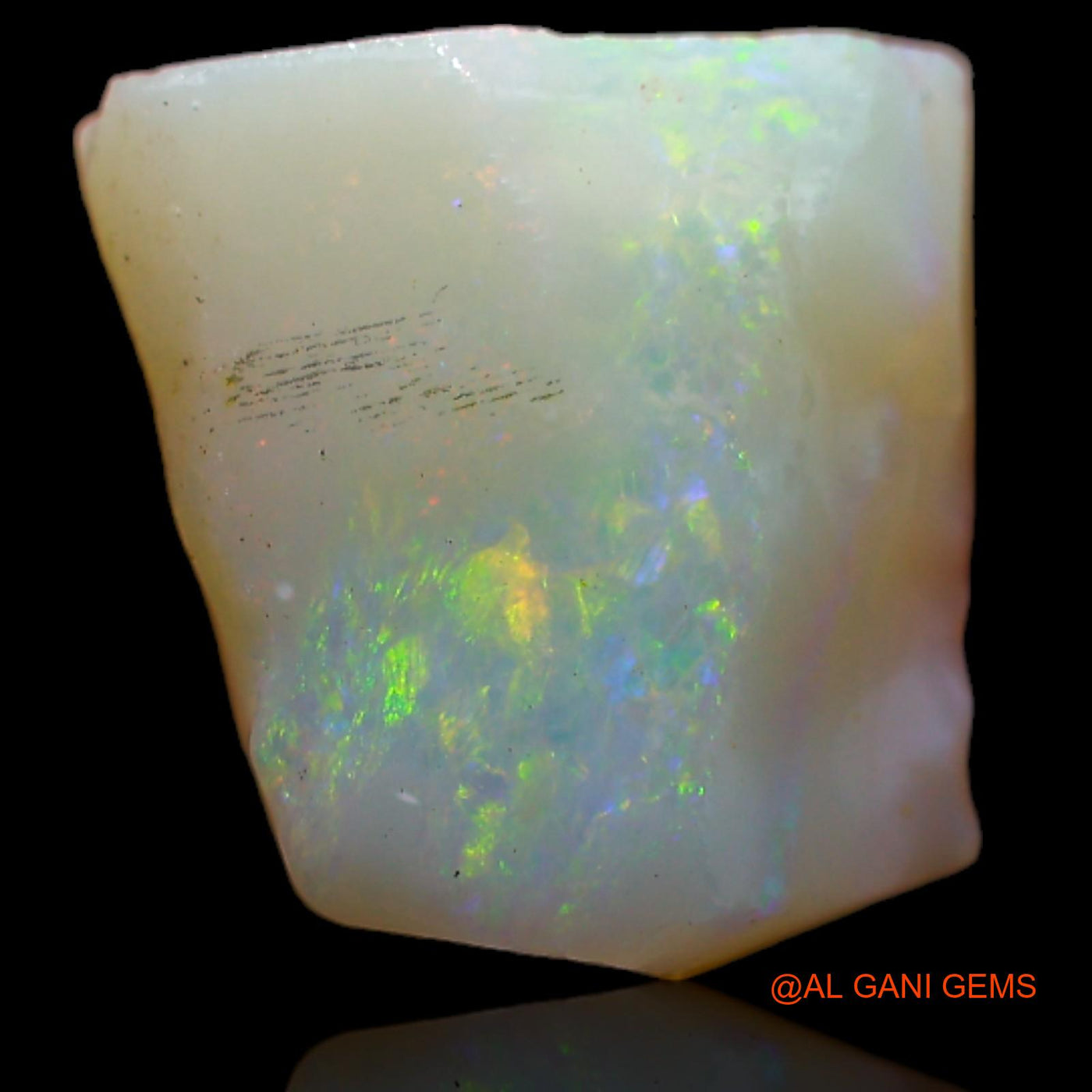 Natural Untreated Fire Opal Loose Gemstone Fancy Rough From Australia 5.70 Cts 12x11x6 mm RB-211