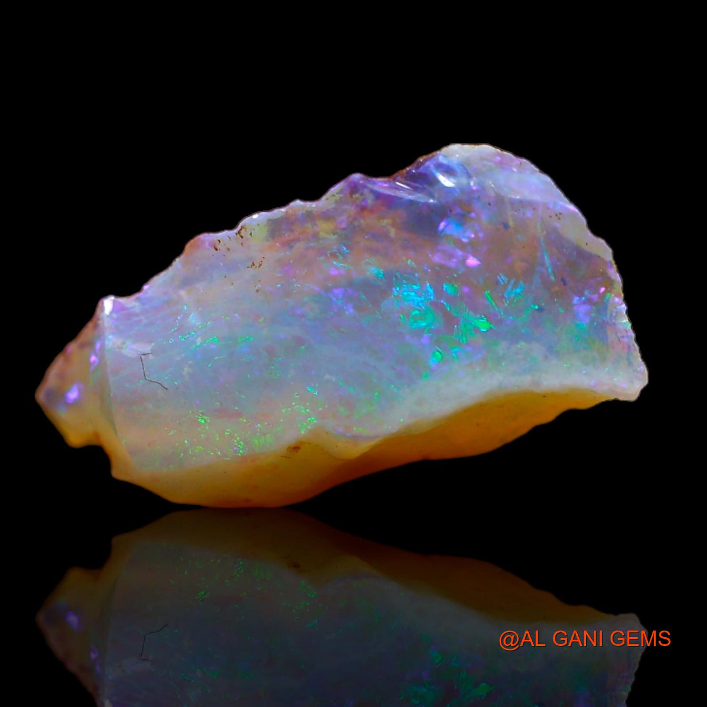 2.30 Cts Natural Australian Fire Opal Loose Gemstone Fancy Rough 15x8x5 mm RB-215