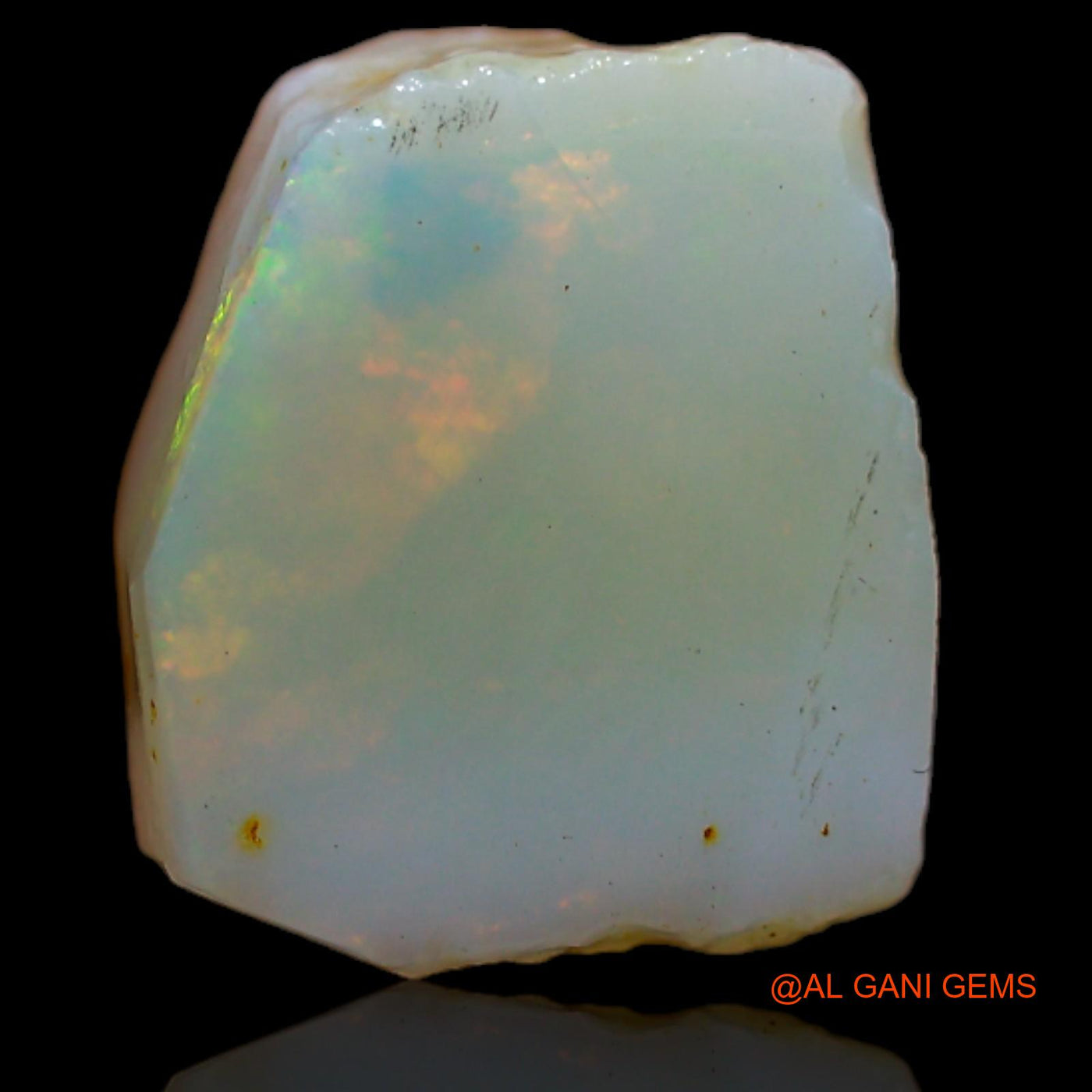 Natural Untreated Fire Opal Loose Gemstone Fancy Rough From Australia 6.50 Cts 12x10x6 mm RB-217