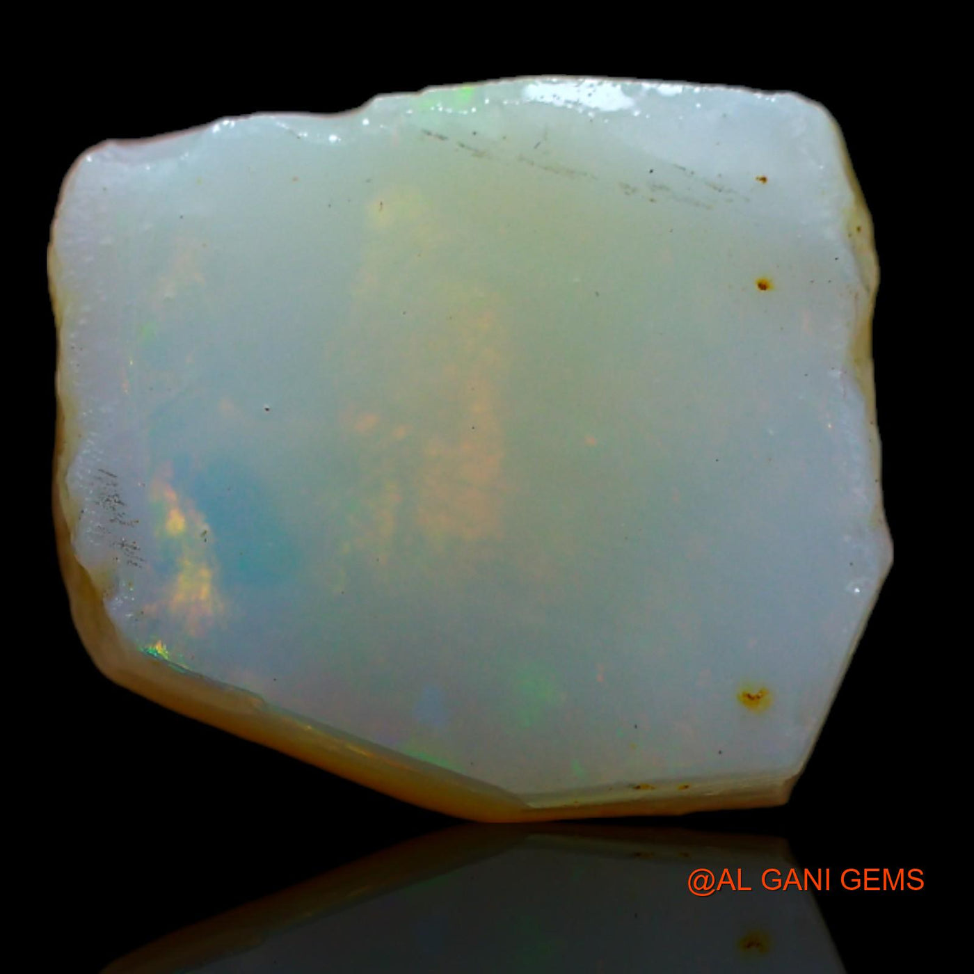 Natural Untreated Fire Opal Loose Gemstone Fancy Rough From Australia 6.50 Cts 12x10x6 mm RB-217