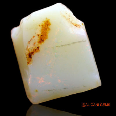Natural Fire Opal Gemstone 5.80 Cts Loose Fancy Rough From Australia 12x10x6 mm RB-218