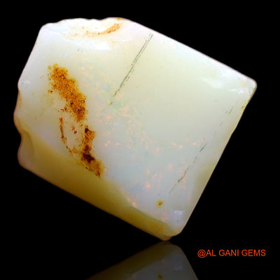 Natural Fire Opal Gemstone 5.80 Cts Loose Fancy Rough From Australia 12x10x6 mm RB-218