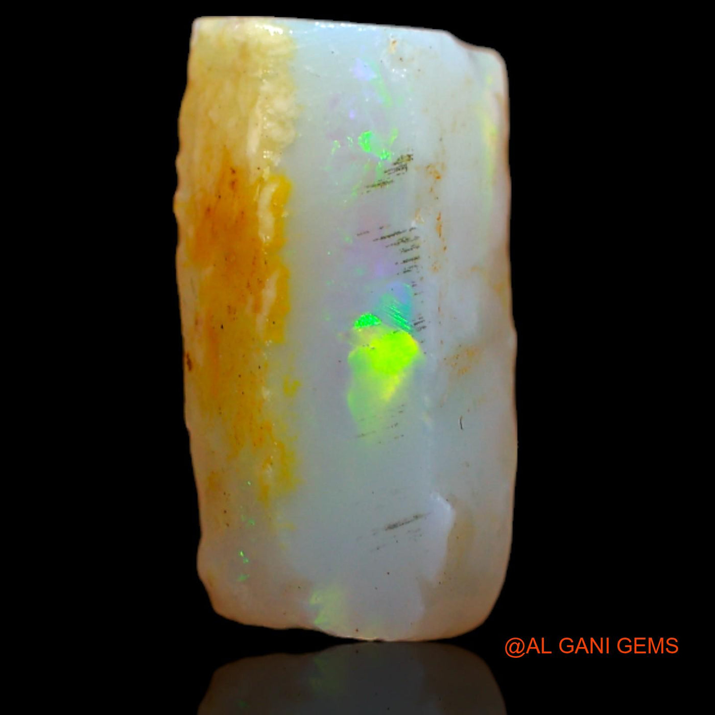 3.80 Cts Unheated Australian Fire Opal Loose Gemstone Fancy Rough Natural 14x8x5 mm RB-220