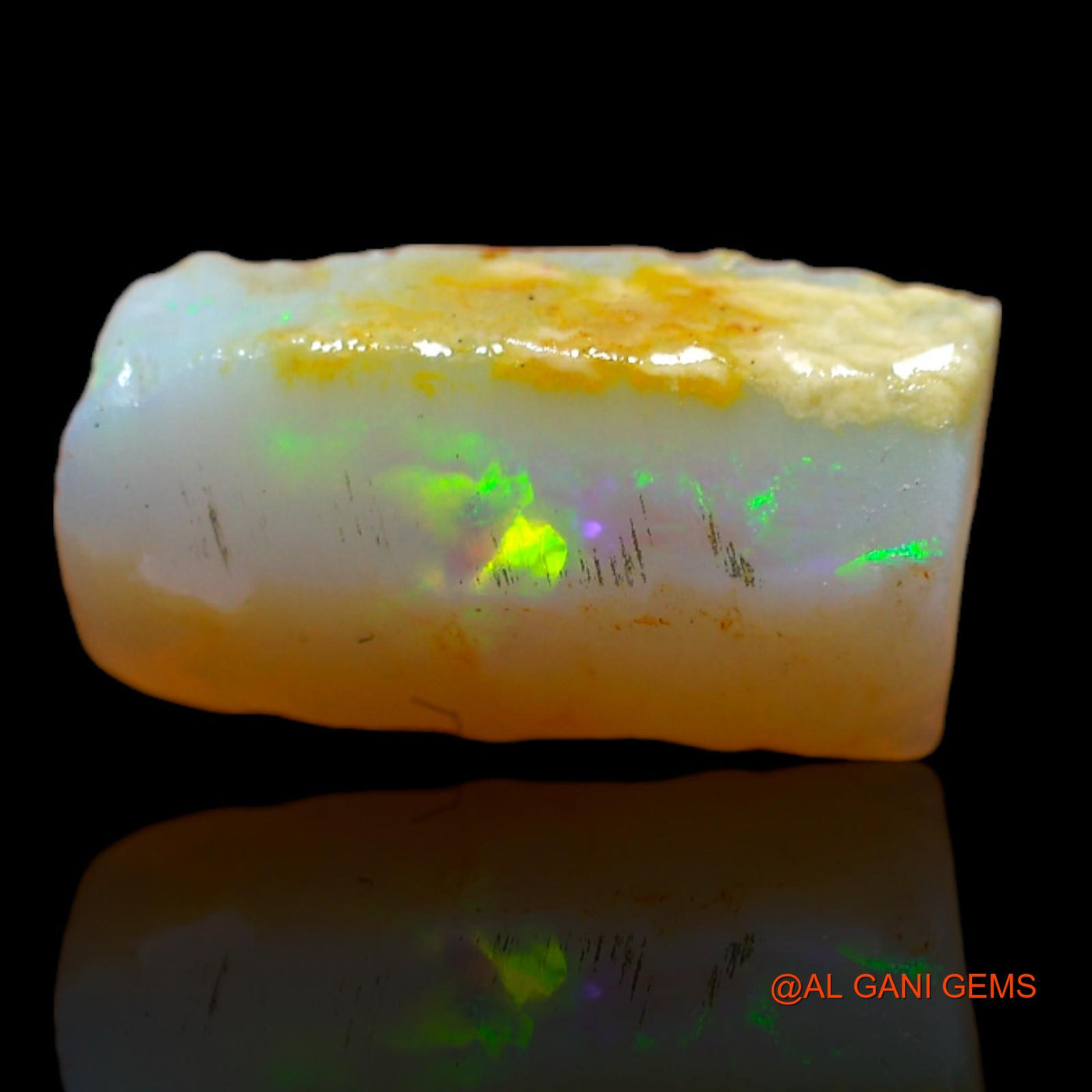 3.80 Cts Unheated Australian Fire Opal Loose Gemstone Fancy Rough Natural 14x8x5 mm RB-220