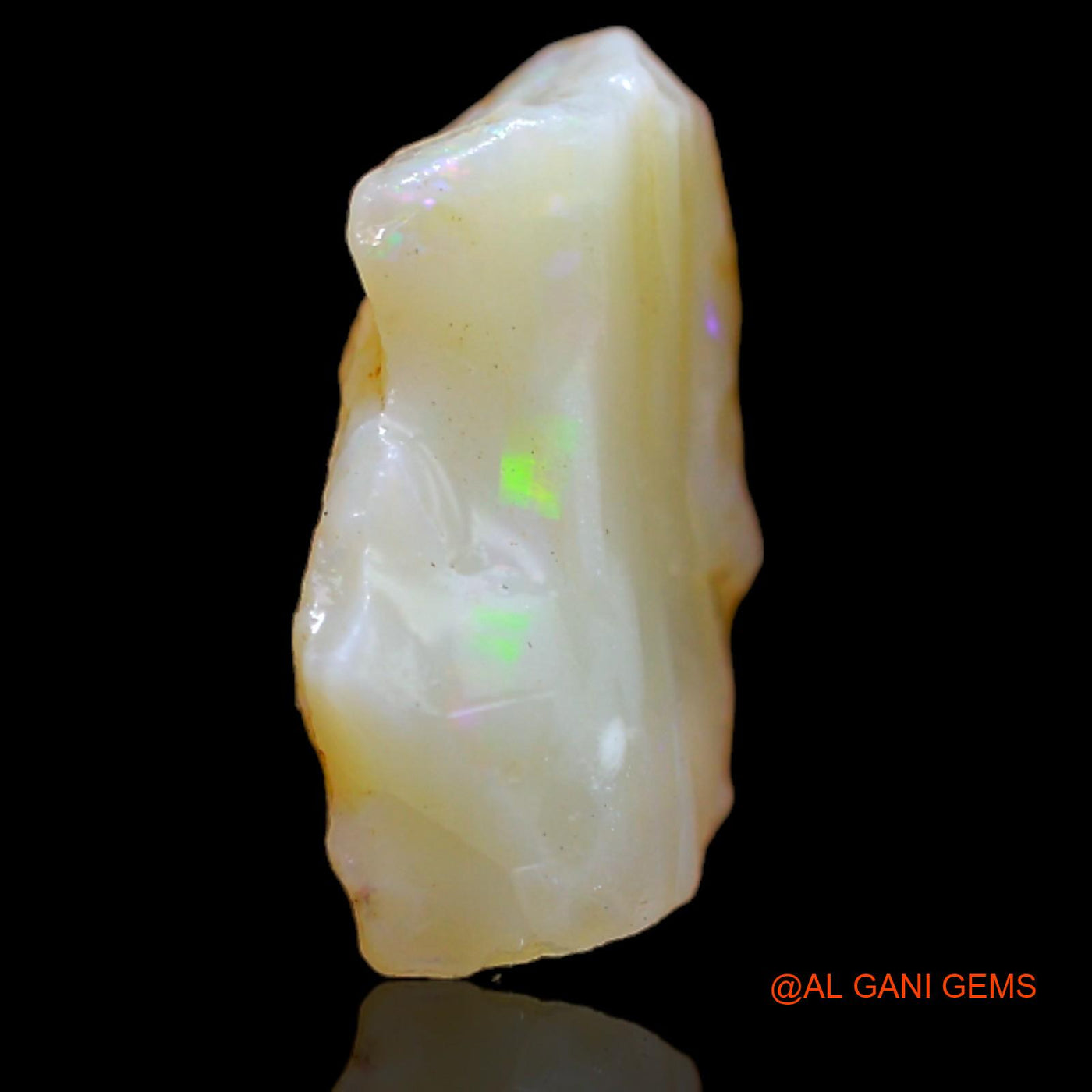 Natural Untreated Fire Opal Loose Gemstone Fancy Rough From Australia 6.00 Cts 13x11x6 mm RB-221