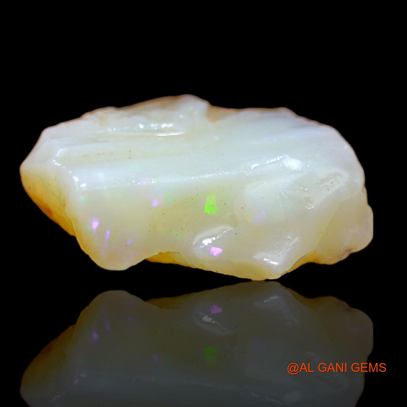 Natural Untreated Fire Opal Loose Gemstone Fancy Rough From Australia 6.00 Cts 13x11x6 mm RB-221