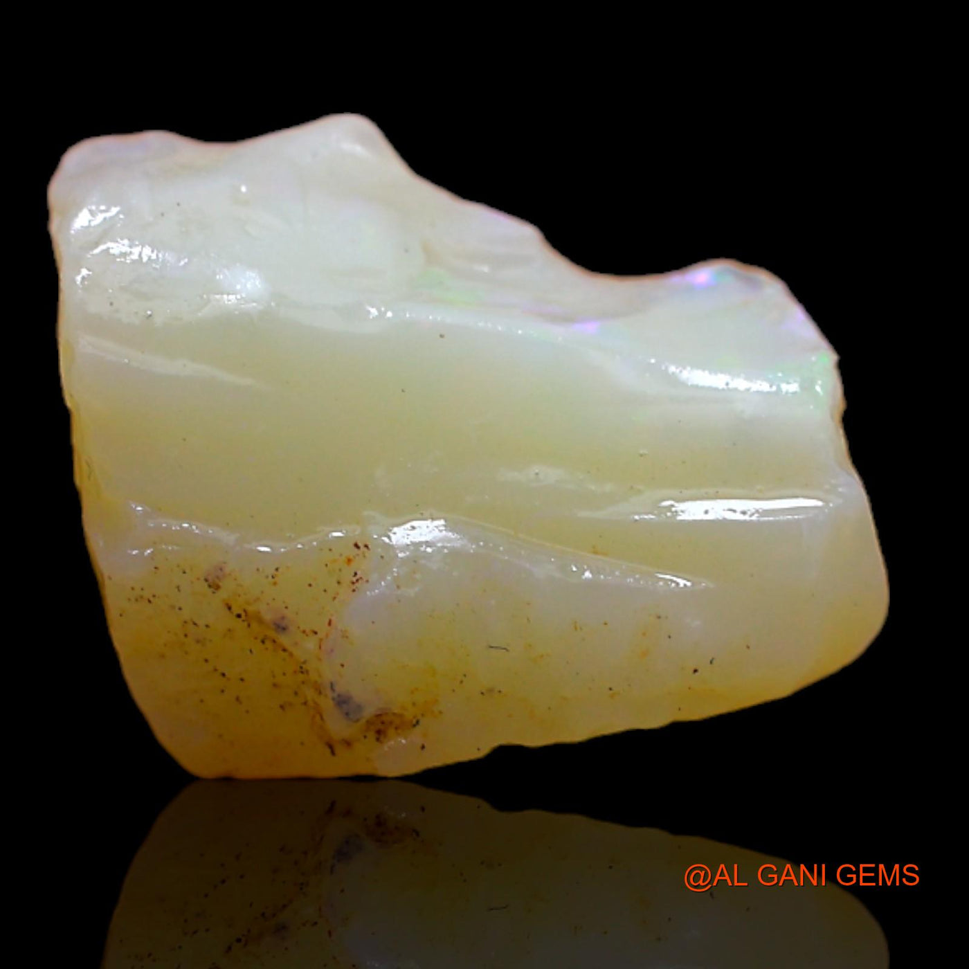 Natural Untreated Fire Opal Loose Gemstone Fancy Rough From Australia 6.00 Cts 13x11x6 mm RB-221