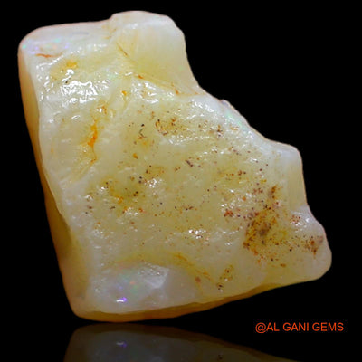 Natural Untreated Fire Opal Loose Gemstone Fancy Rough From Australia 6.00 Cts 13x11x6 mm RB-221