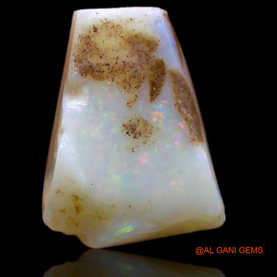 Natural Fire Opal Gemstone 3.60 Cts Loose Fancy Rough From Australia 14x11x4 mm RB-222