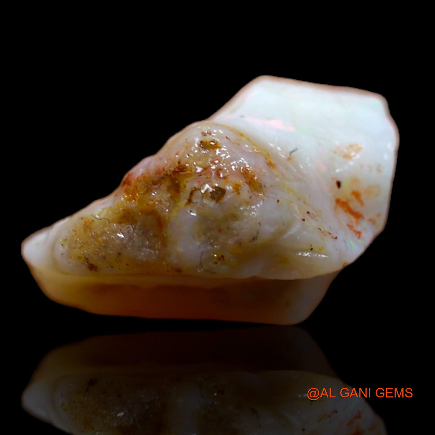 5.00 Cts Unheated Australian Fire Opal Loose Gemstone Fancy Rough Natural 13x9x8 mm RB-223
