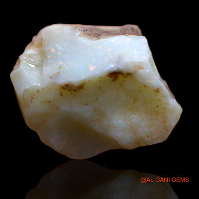 6.55 Cts Natural Australian Fire Opal Loose Gemstone Fancy Rough 12x12x7 mm RB-22