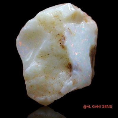6.55 Cts Natural Australian Fire Opal Loose Gemstone Fancy Rough 12x12x7 mm RB-22