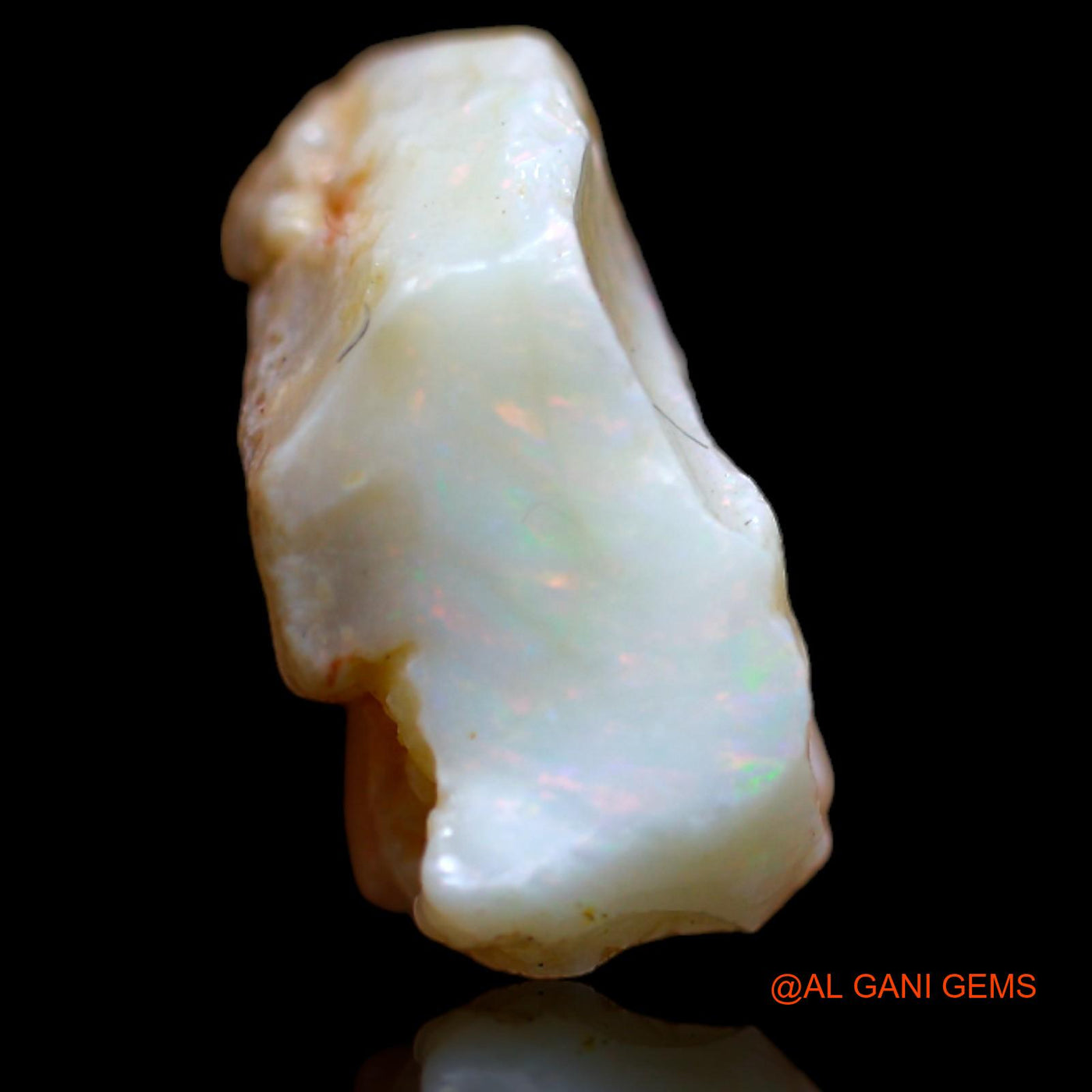6.55 Cts Natural Australian Fire Opal Loose Gemstone Fancy Rough 12x12x7 mm RB-22