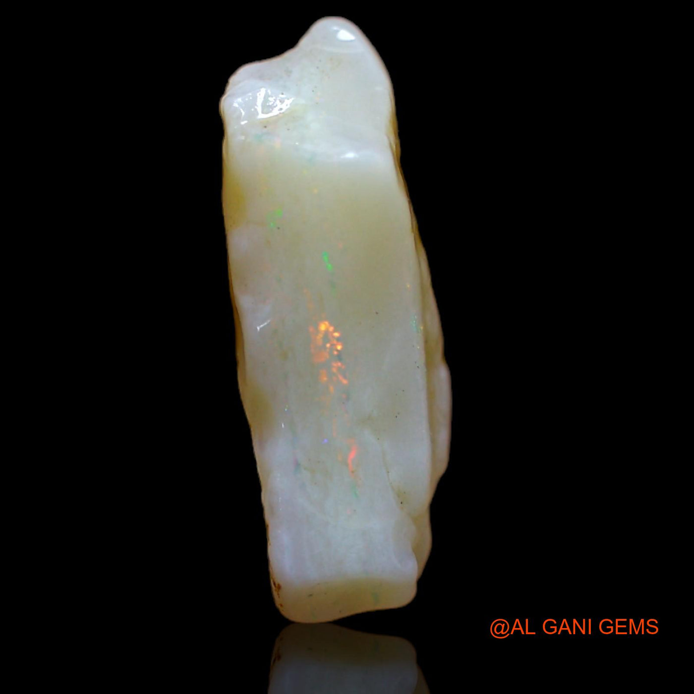 Natural Untreated Fire Opal Loose Gemstone Fancy Rough From Australia 5.00 Cts 15x10x6 mm RB-230